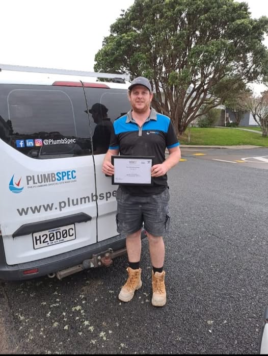 PlumbSpec team — Witty family and crew, Kenepuru